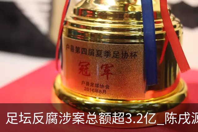 足坛反腐涉案总额超3.2亿 陈戌源李铁2人达2亿